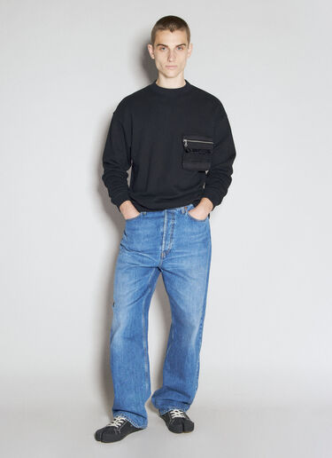 UNDERCOVER Lace Pocket Sweatshirt Black und0153003