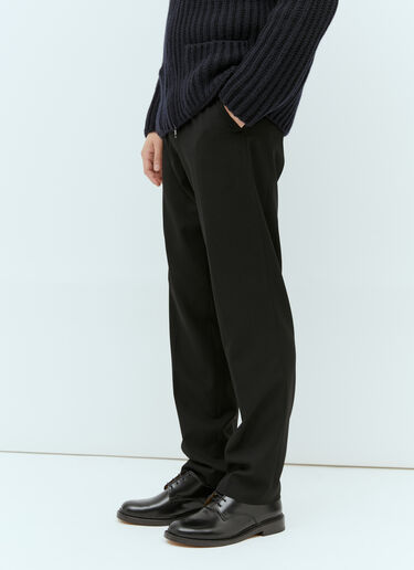 The Row Elijah Wool Pants Black row0154018