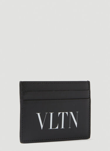 Valentino Garavani VLTN Print Card Holder Black val0147036