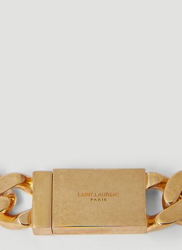Saint Laurent 双色马衔索项链 金色 sla0249261