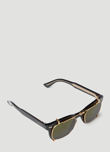 Gucci GG0182S Round Sunglasses Black guc0152265