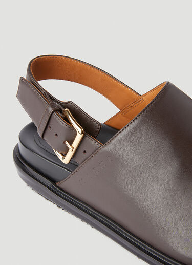 Fussbett Slingback Sandals Marni Fussbett Slingback Sandals Brown mni0245030