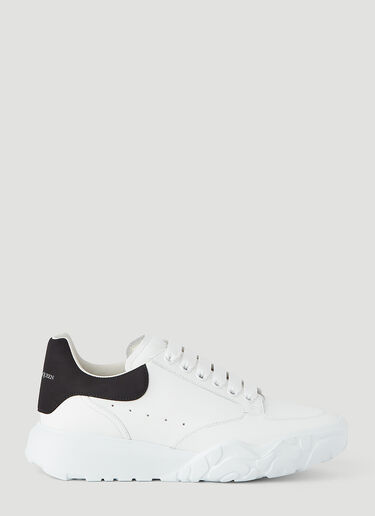 Alexander McQueen Court Leather Sneakers White amq0245109