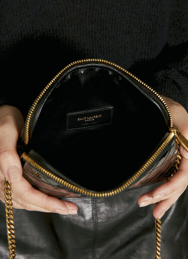 Saint Laurent Gaby 拉链单肩包 黑色 sla0254116