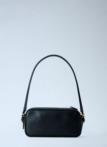 LN-CC® - Miu Miu: Leather Shoulder Bag - Black Miu Miu Leather Shoulder Bag Black miu0266031