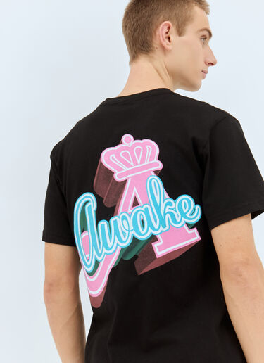 Awake NY Crown A T-Shirt Black awk0159013