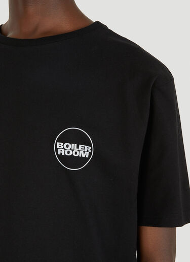 Boiler Room OG Reflective Print T-Shirt Black bor0348007