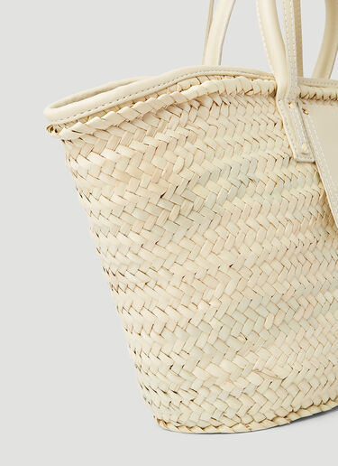 Jacquemus Le Panier Soli Tote Bag Cream jac0254087