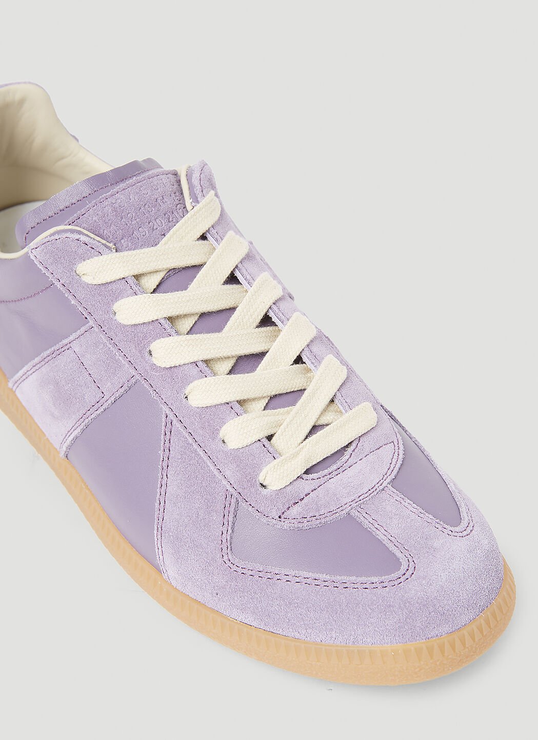 Purple maison margiela sneakers on sale