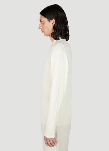 Another 2.0 Polo Sweater ANOTHER ASPECT Another 2.0 Polo Sweater Beige ana0151008
