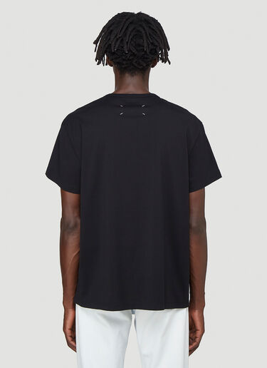 Maison Margiela Logo-Print T-Shirt Black mla0141011