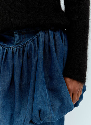 Aaron Esh Puff Skirt Jeans Blue ash0154003