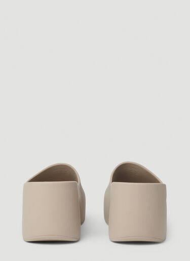 Balenciaga Chunky Platform Slides Beige bal0252068