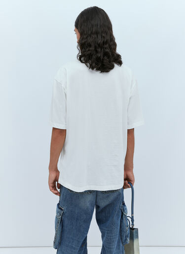 Diesel T-Strapoval Cut-Out T-Shirt White dsl0153003