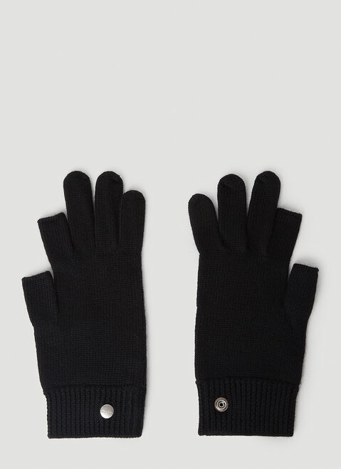 Y-3 Touchscreen Gloves Black yyy0354031