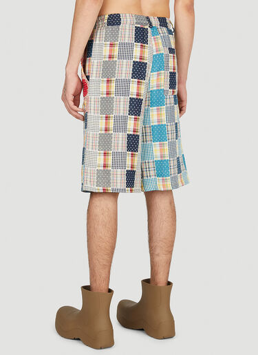 (Di)vision Patchwork Check Shorts Red div0151010