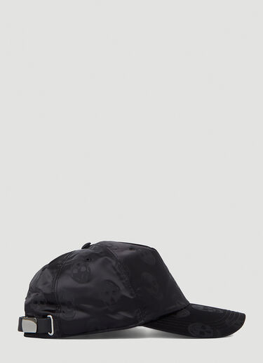 Alexander McQueen Logo Jacquard Baseball Cap Black amq0147080