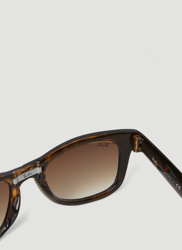 Ray-Ban Wayfarer 可折叠太阳镜 棕色 lrb0351007