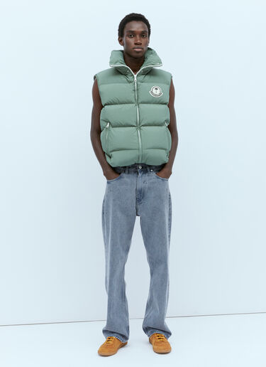 Moncler x Palm Angels Rodmar Down Vest Green mpa0355002