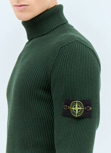 Stone Island High Neck Sweater Green sto0158038