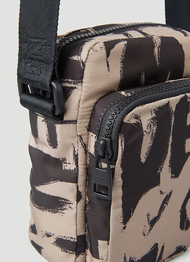 Graffiti Mini Messenger Crossbody Bag Alexander McQueen Graffiti Mini Messenger Crossbody Bag Brown amq0149064