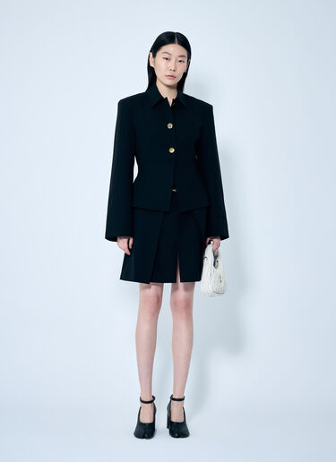 GANNI Light Twill Suiting Skirt Black gan0259033