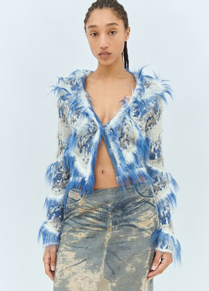 Diesel M-Fauliner Cardigan Blue dsl0258004