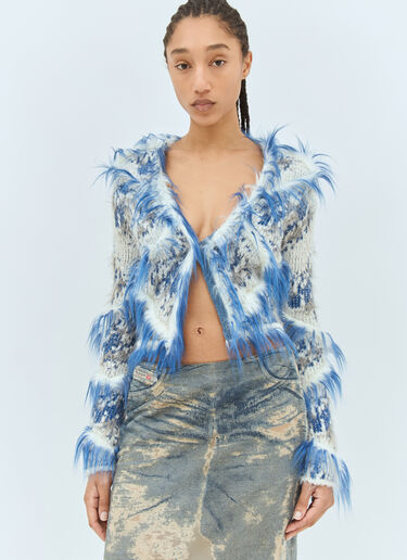 Diesel M-Fauliner Cardigan Blue dsl0258004