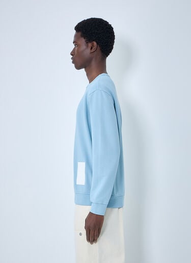 Stone Island Cotton Jersey Sweatshirt Blue sto0164080