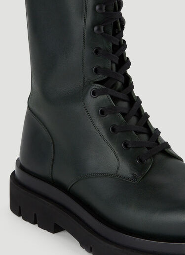 Bottega Veneta Lug Boots Dark Green bov0150066