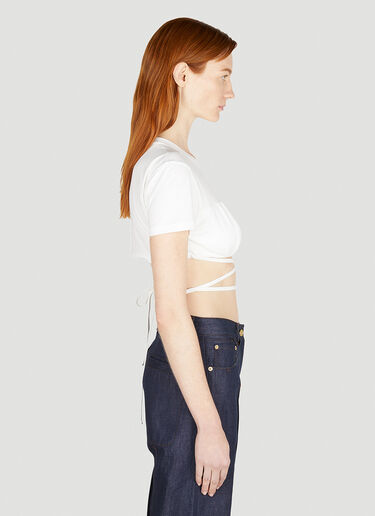 Jacquemus 르 바시 티셔츠 화이트 jac0251044