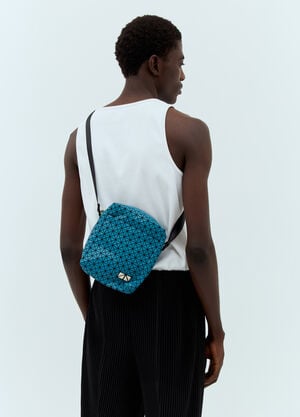 Bao Bao Issey Miyake Voyager One-Tone Shoulder Bag Blue bao0157004