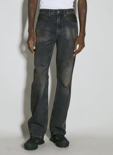 Guess USA Stained Denim Flare Pant Black gue0154008