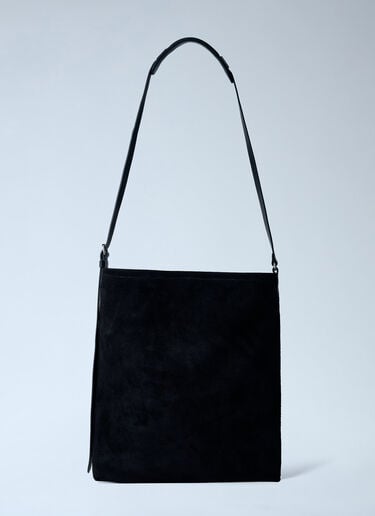 Suede Shoulder Bag Dries Van Noten Suede Shoulder Bag Black dvn0162032