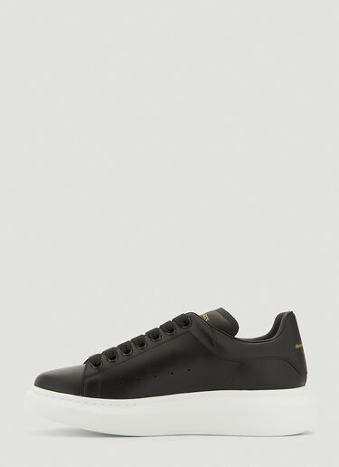 Alexander McQueen 皮革运动鞋 黑 amq0241067