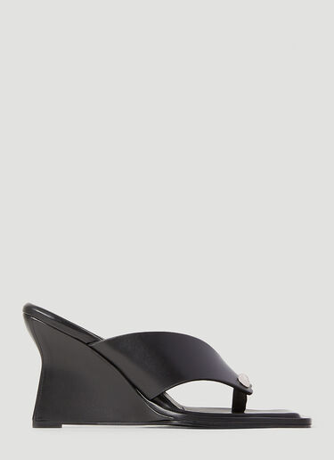 Paris Georgia Dune Wedges Black pag0253006