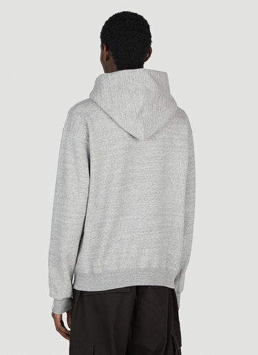Human Made Logo Print Hooded Sweatshirt Grey hmd0152012