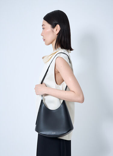 Jil Sander 小号 Eldorado 单肩包  黑色 jil0260009