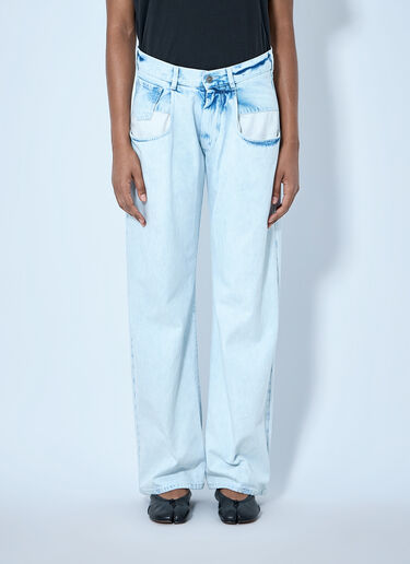 Maison Margiela Boyfriend Denim Trousers Blue mla0265009