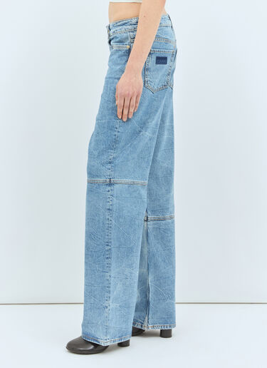 Ganni Foil Izey Jeans Blue gan0258019