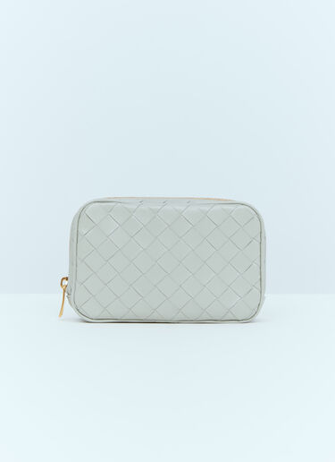 Bottega Veneta 인트레치아토 스몰 지퍼 파우치 그레이 bov0254019