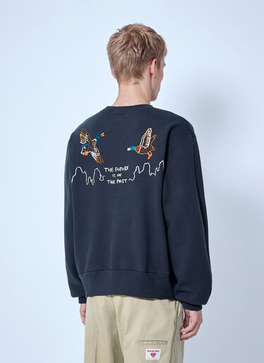 LN-CC® - Human Made: Embroidered Sweatshirt - Navy Human Made Embroidered Sweatshirt Navy hmd0166008