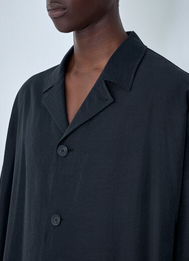 Yohji Yamamoto Long Cape Jacket Black yoy0164009