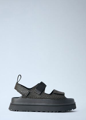 UGG W Goldenglow Embossed Sandals Brown ugg0264020