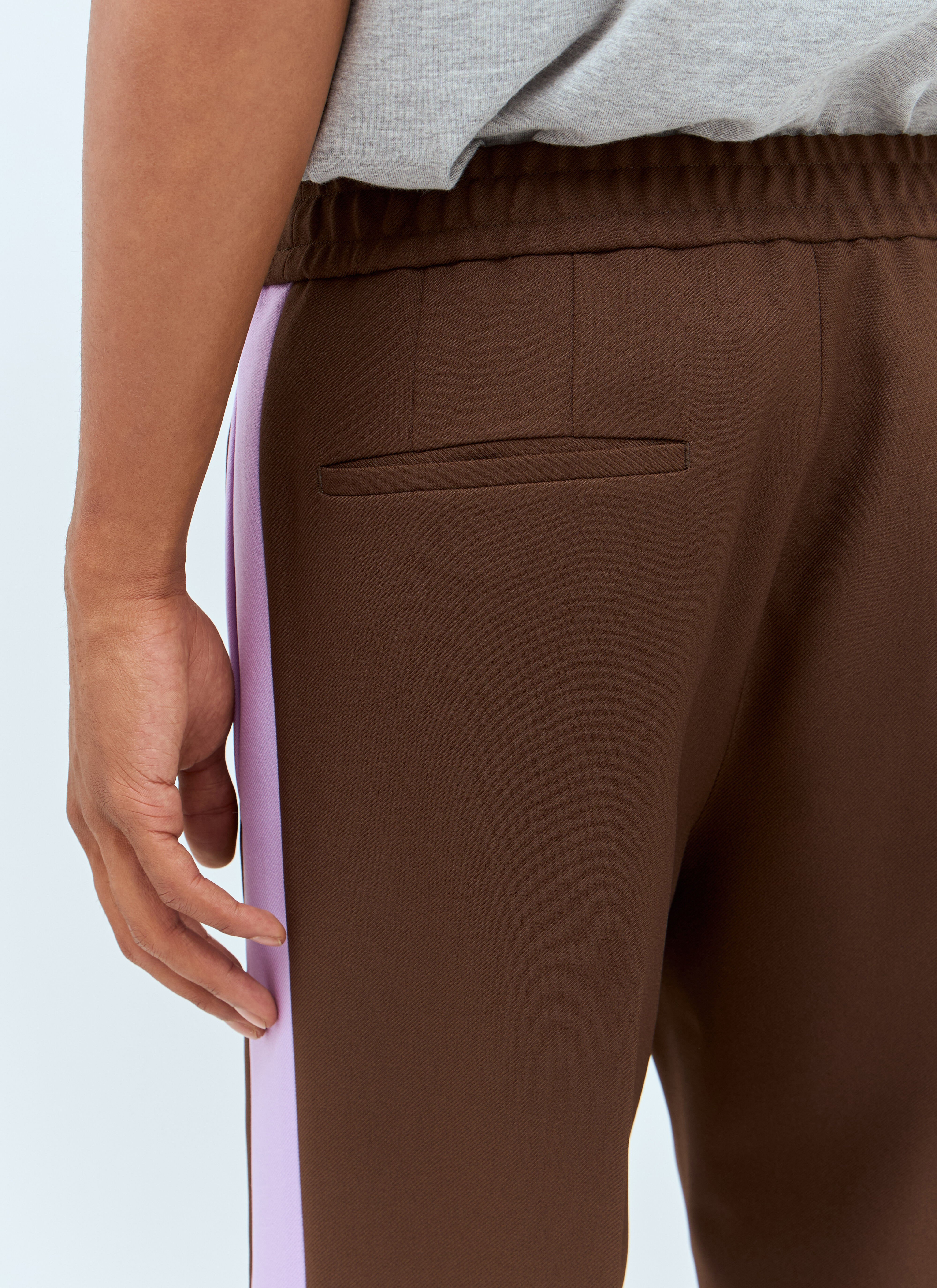 Gucci Men's' Fluid Drill Pants in Brown | LN-CC®