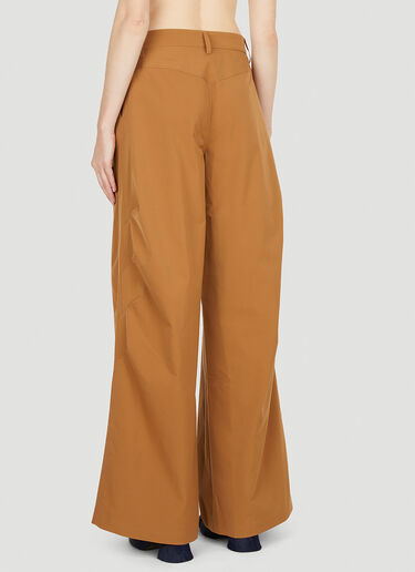 Kiko Kostadinov ペンタダートパンツ ブラウン kko0250002