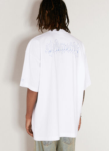 VETEMENTS Scribbled Teen T-Shirt White vet0156001
