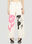 Chopova Lowena Graphic Print Jeans Black cho0251006