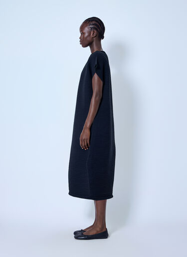 Pleats Please Issey Miyake ジグザグニットドレス ブラック plp0266028