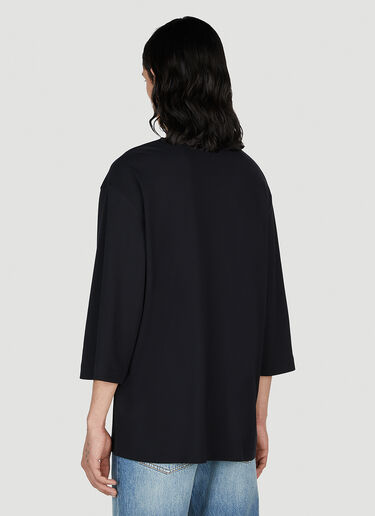 Lemaire 패치 포켓 티셔츠 블랙 lem0152006